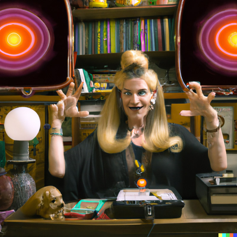 A picture showing access of secret data using psychic powers. Visit psychicexperiment.org